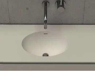 ELIPSE MODULE - Inset oval single washbasin by MOMA Design - view 2